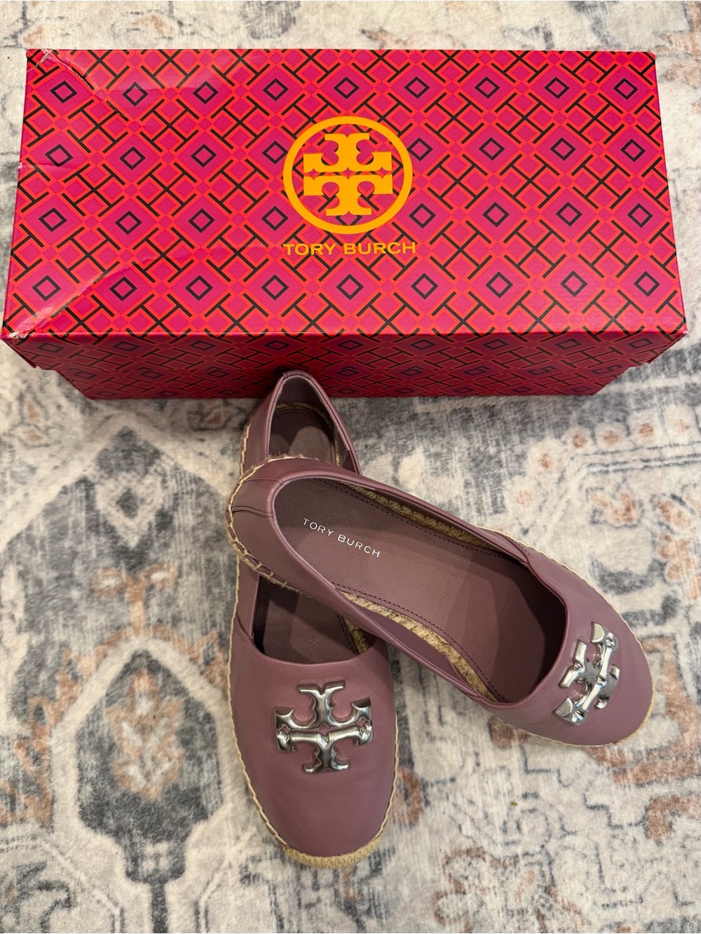 Tory Burch Eleanor Espadrille Goat Leather